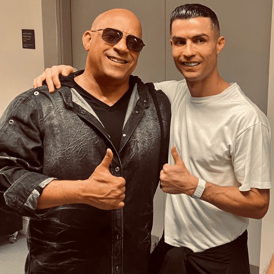 Picture of Vin Diesel and Ronaldo (CR7) in 2025