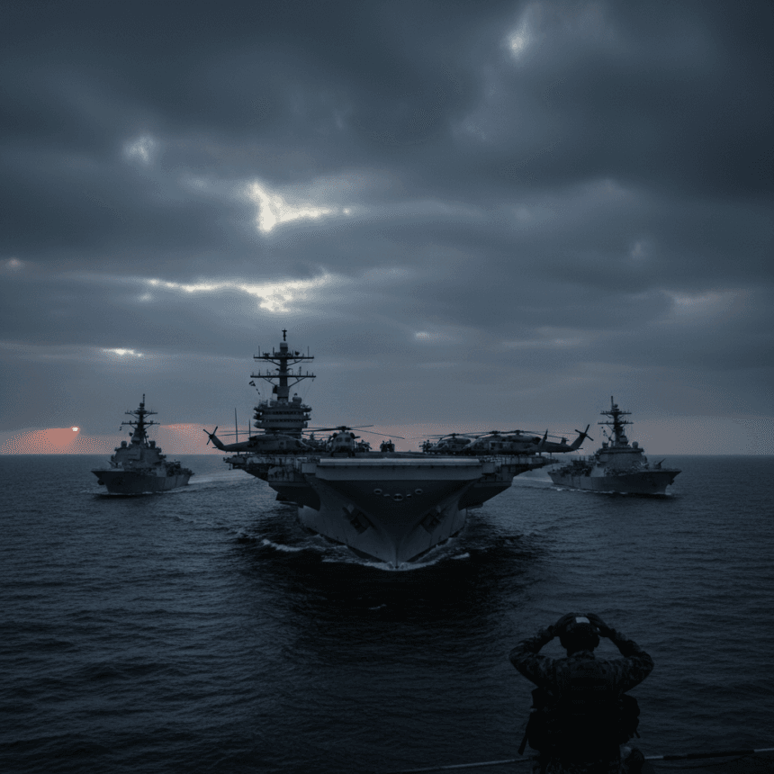 US Iran Military Buildup Overshadows Nuclear Talks