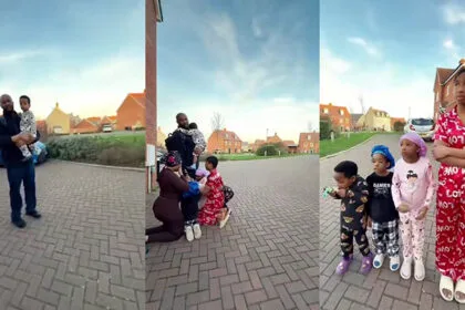 Viral video shows Nigerian UK family honoring father's 12-hour shifts and visa trauma. Tribute sparks debate on immigrant dad sacrifice and gender roles.