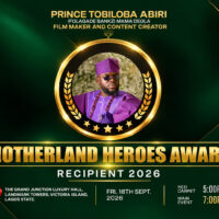Prince Tobiloba Abiri To Receive Motherland Heroes Award 2026 In Lagos