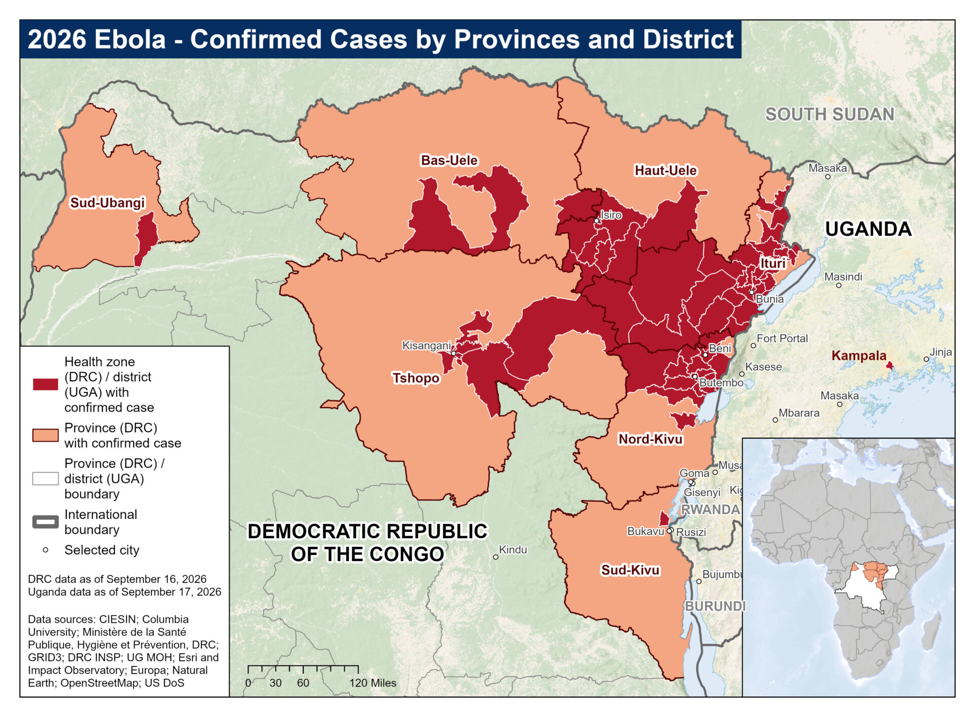 DR Congo Ebola Outbreak Spreads To 61 Health Zones