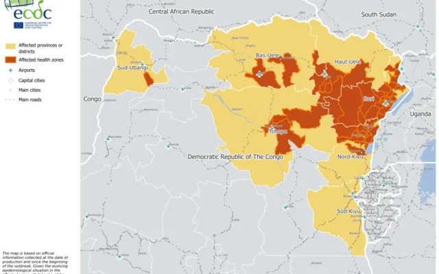 Ebola Outbreak In DR Congo Spreads Beyond Ituri As Death Toll Passes 3,300