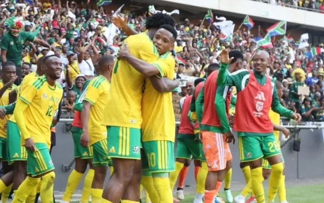 Bafana Bafana Beat Guinea 2-1 In Mosimane’s Return