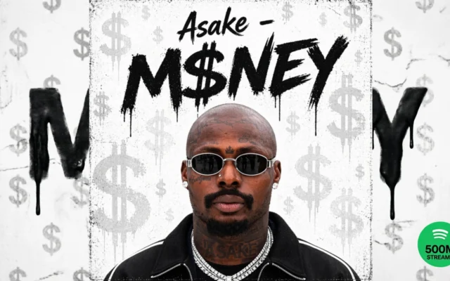 Asake’s “M$NEY” Hits 500M Streams, Ties Burna Boy’s Record