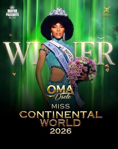 Oma Osele Wins Miss Continental World 2026, Takes Two Special Awards in Thailand
